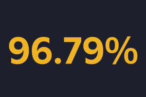 96.79% student vaccination rate