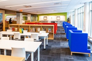 View of the Connelly Library.