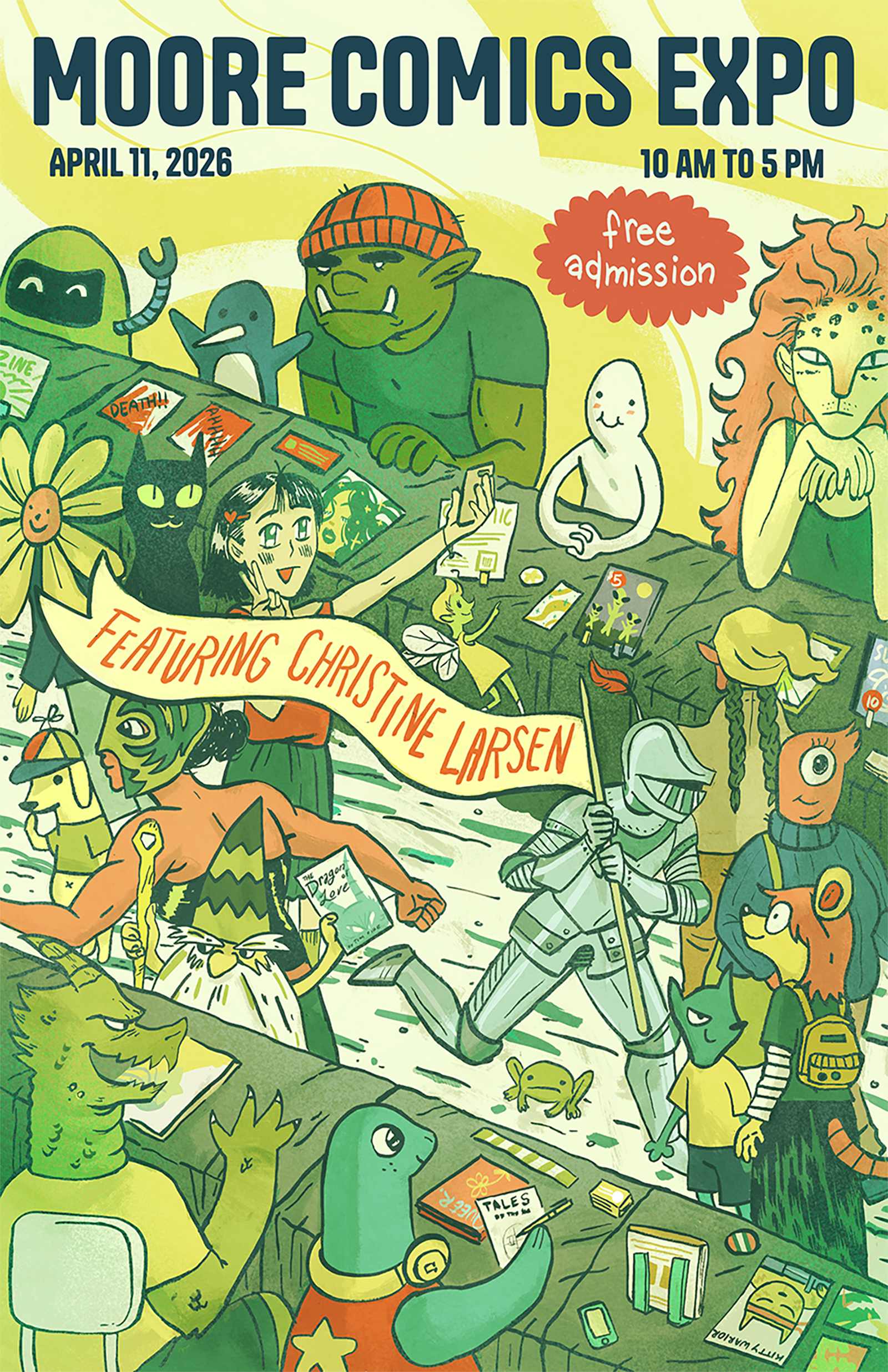 Comic Fair Design Moore College of Art & Design Comics Expo 2026 | Moore College