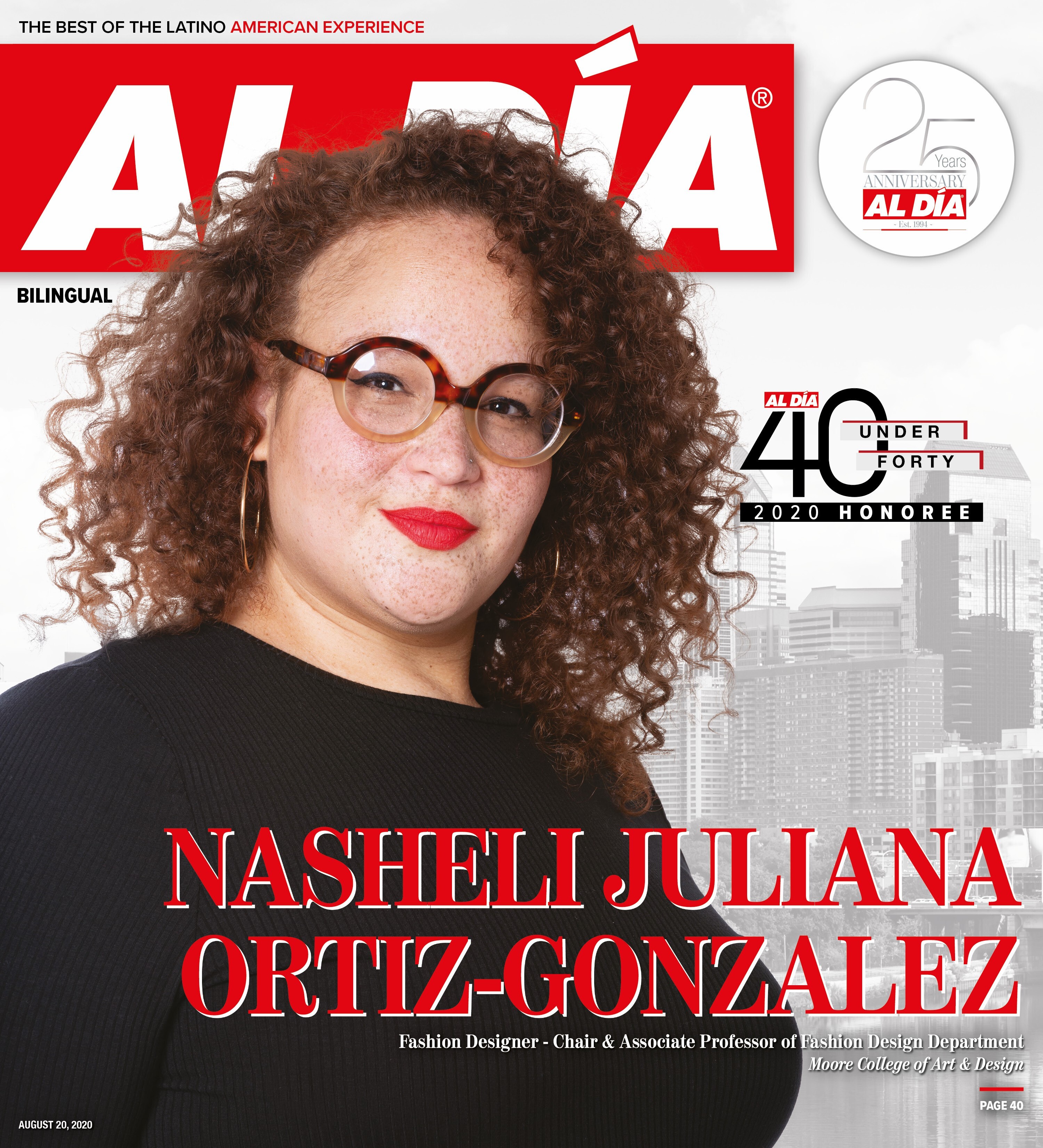 Nasheli Juliana Ortiz Gonzalez Honored As One Of Al Dia S 40 Under Forty Moore College