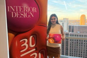 Moore Interior Design alum Tessa Bernhard ’26, named to Interior Design magazine’s 30/30 list.