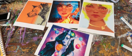 Artwork by Summer Art & Design students.
