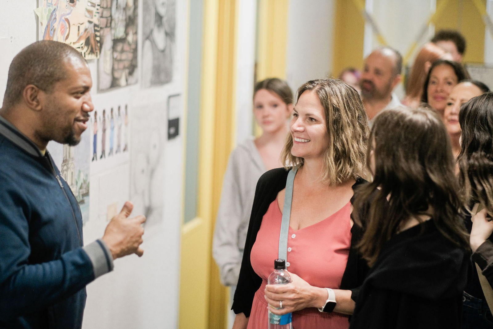 Moore College students with families