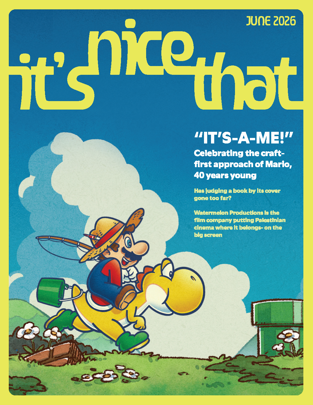 It's Nice That editorial cover design by April Beall '28