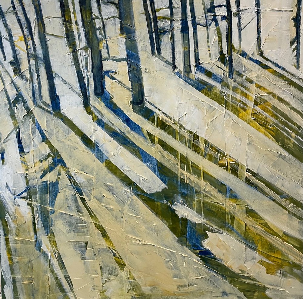 Birch Glades, an oil painting by Dale Najarian