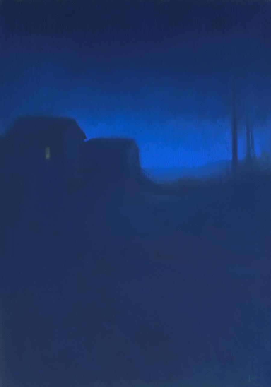 Dusk, a pastel by Lisa Hess Hesselgrave