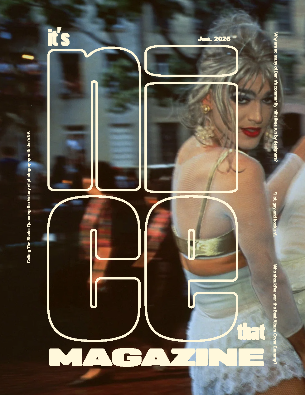 It's Nice That editorial cover design by Kiley Magee '28