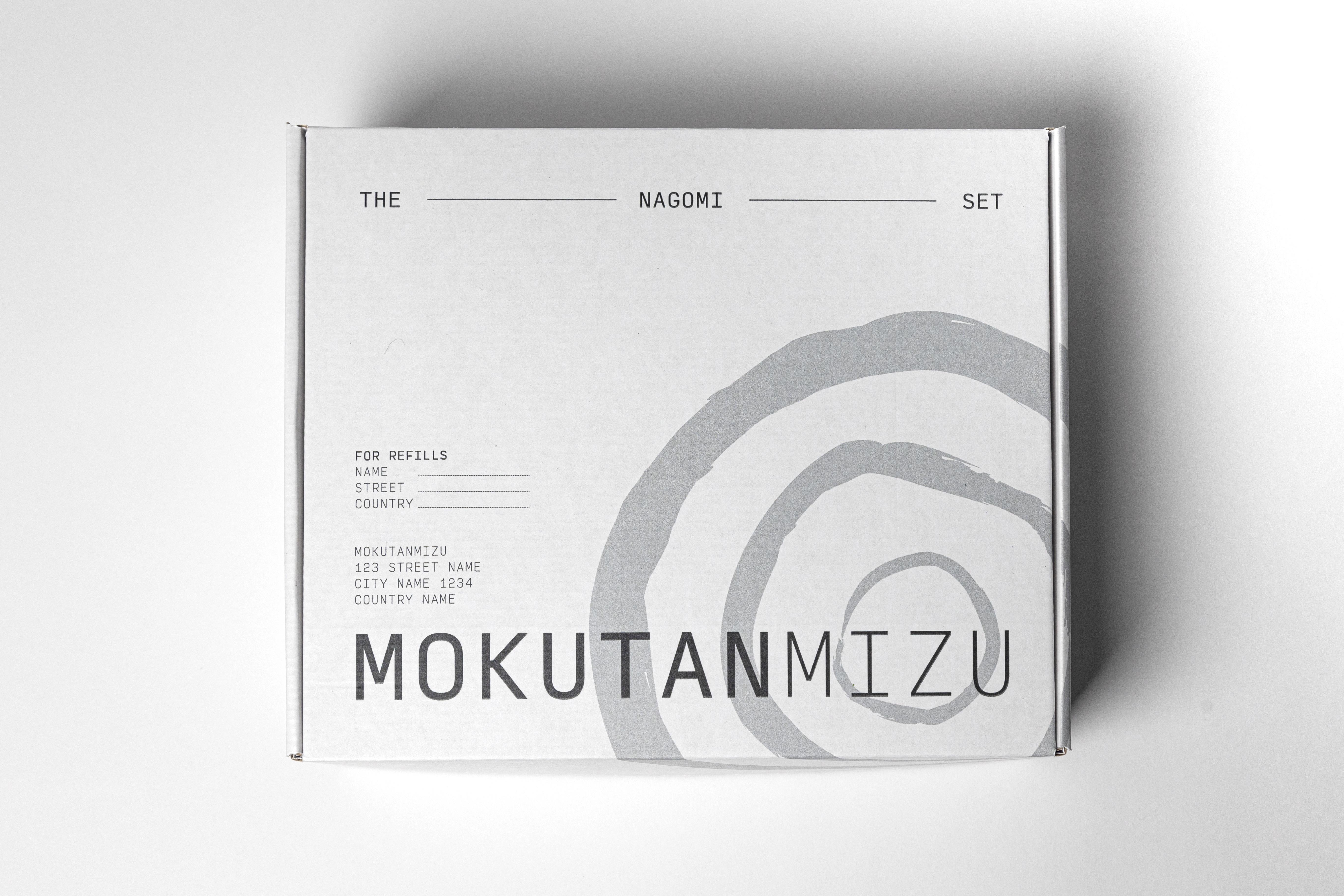Mokutan Mizu packaging design by Nio Gasataya '27