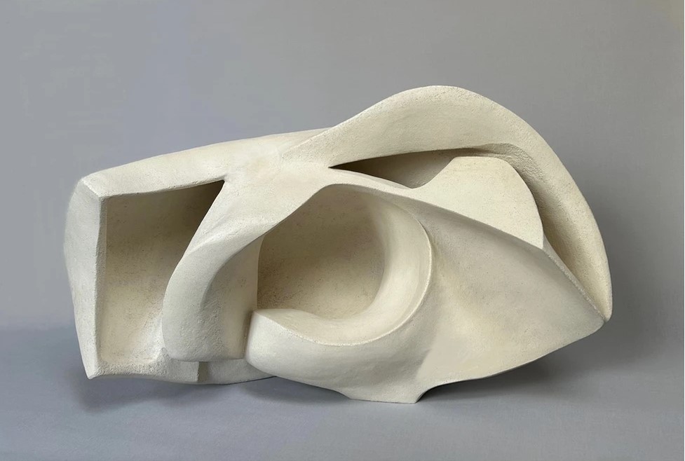 Vortex, a ceramic sculpture by Wendy Liss